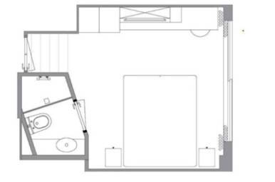 Forward Cabin, Diamond Deck, MS Riviera Rose, Riviera Travel - This is an example floorplan, configuration may vary