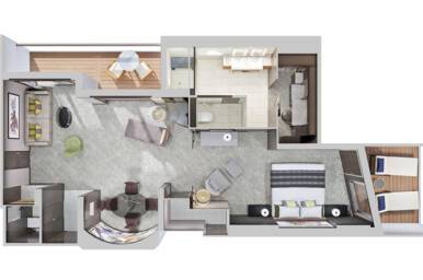 The Haven Owner's Suite, Norwegian Pearl