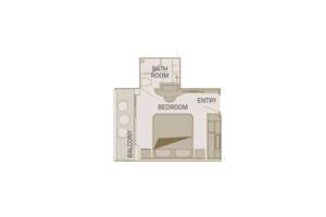 Floor Plan, Balcony Suite, Scenic Azure