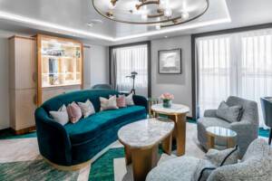 Master Suite Lounge Area, Queen Anne, Cunard