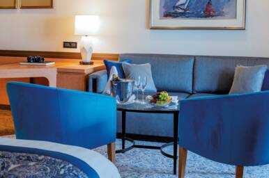 Premier Suite Wheelchair Adapted Living Area, Bolette, Fred. Olsen Cruise Lines - Image based on a PS grade, configuration may differ