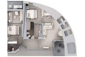 Silver Cloud Royal Suite Floor Plan