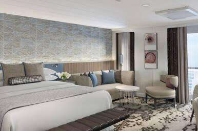 Penthouse Deluxe Suite, Sonata, Oceania Cruises - Configuration may vary