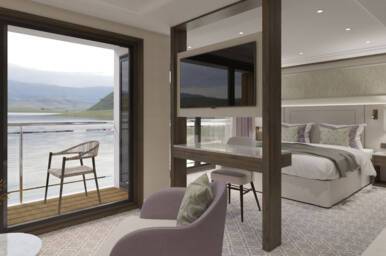 Grand Balcony Suite (1), MS Riviera Resplendence, Riviera Travel