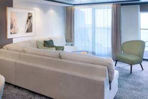 Royal Suite Living Room on Celebrity Silhouette