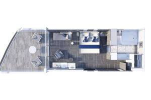 Sky Suite floor plan, Celebrity Edge