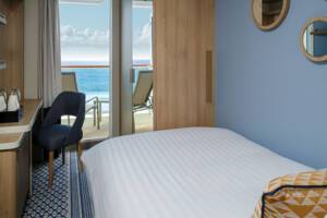 Single Balcony Cabin Bedroom (QZ), Arvia