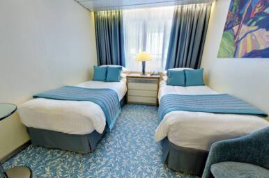 Superior Ocean View Cabin Bedroom, Balmoral, Fred. Olsen Cruise Lines