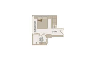Floor Plan, Riverview Suite, Scenic Azure