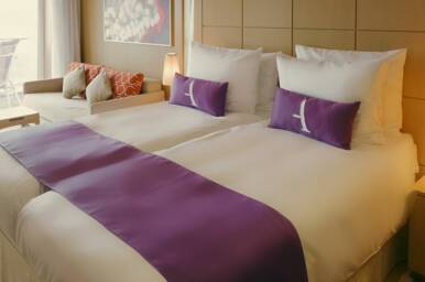 Premium Suite Bedroom, Ambition, Ambassador Cruise Line