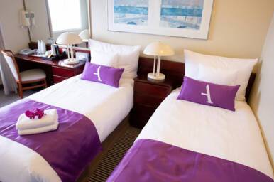 Outside Guarantee Bedroom, Ambience, Ambassador Cruise Line