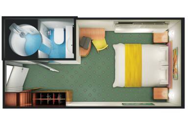 Family Inside Stateroom, Norwegian Sky