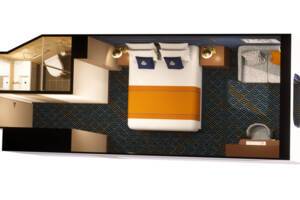 Britannia Oceanview Floor Plan, Queen Anne, Cunard