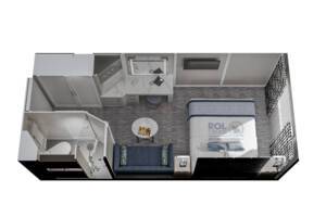 Deluxe Ocean View, Floor Plan, Regatta, Oceania Cruises