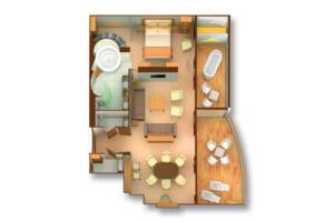 Wintergarden Suite, Floor Plan, Seabourn Quest