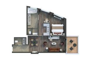 Junior Grand Suite Floor Plan, Silver Ray