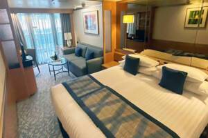 Balcony Junior Suite Bedroom, Borealis, Fred. Olsen Cruise Lines