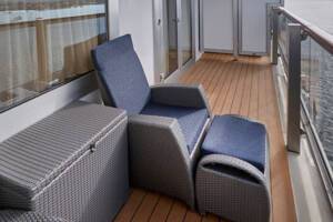 Penthouse Suite Balcony, Queen Elizabeth, Cunard