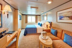 Britannia Oceanview Bedroom, Queen Victoria, Cunard