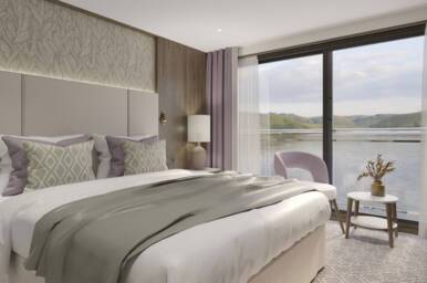 Standard Cabin, Ruby Deck, MS Riviera Rose, Riviera Travel - Configuration may vary.