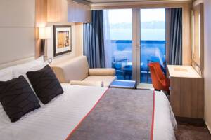 Verandah Stateroom Floorplan, Koningsdam