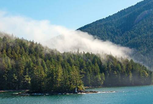 An inlet near Prince Rupert in Canada