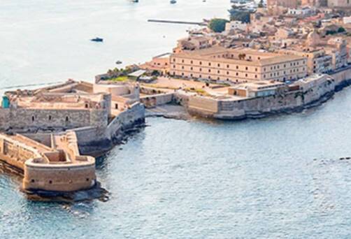 The coastline town of Syracuse