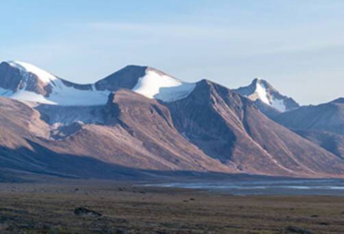 A panoramic view of Monumental Island