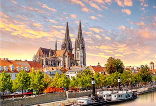 The view over Regensburg