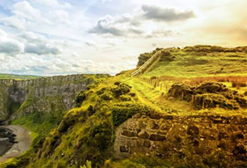 The coast of Northern Ireland