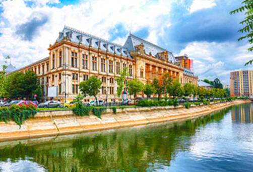 View of Old Town Bucharest