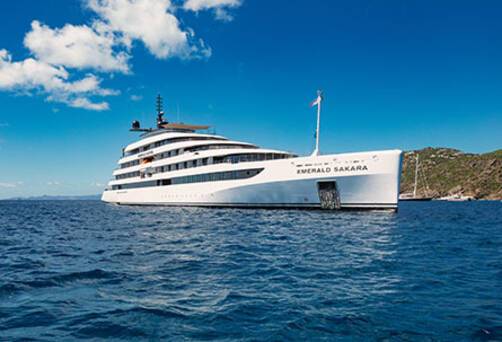 Emerald Sakara at sea