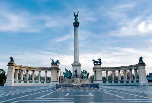 Heroes Square, Budapest, Hungary