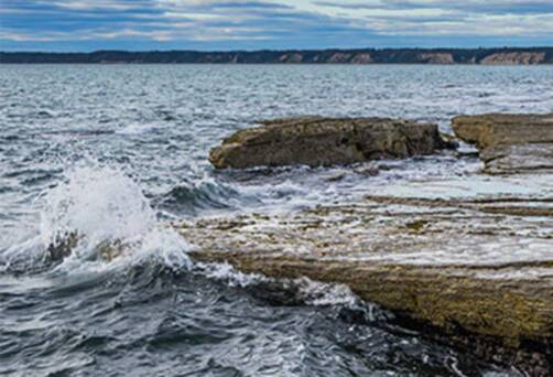 An estuary near Havre St. Pierre
