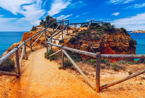 A trail in Portimao