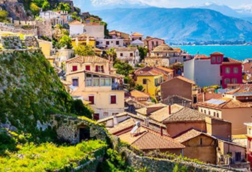 A panoramic view of Nafplion