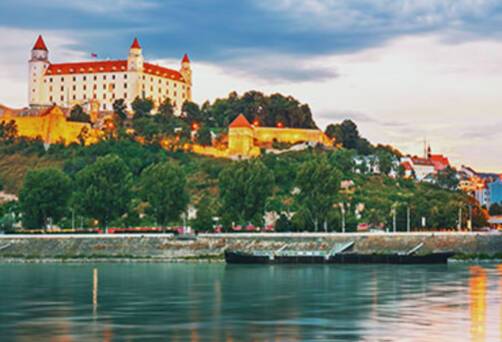 A panoramic view of Bratislava