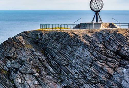 Panoramic view of Nordkapp