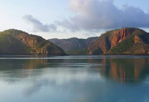 A panoramic view of Buccaneer Archipelago