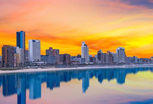 A panoramic view of Durban