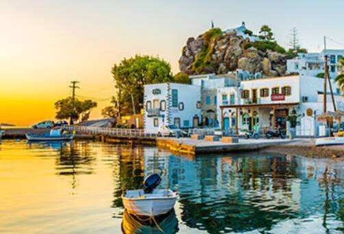 A panoramic view of Patmos