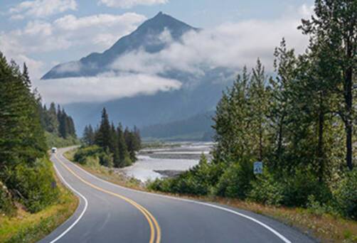 A panoramic view of Seward