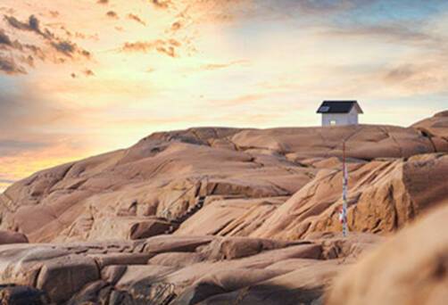 An old lighthouse in Lysekil