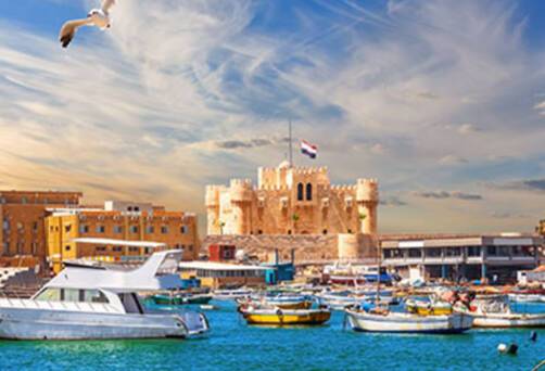 Alexandria's harbour