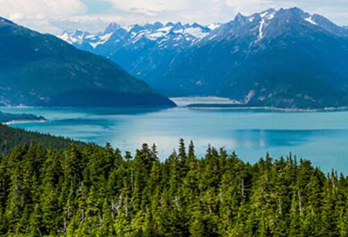 A panoramic view of Haines