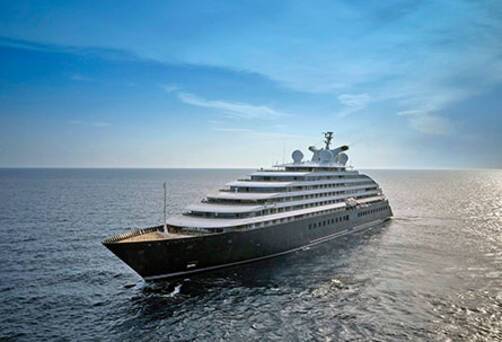 Scenic Eclipse at sea