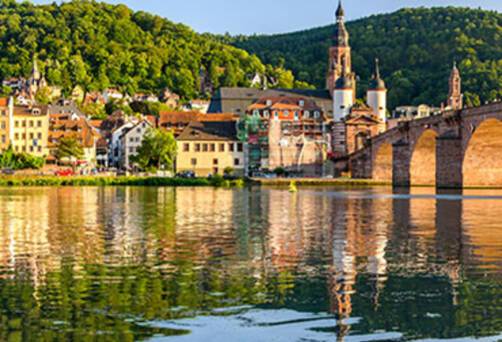 A panoramic view of Heidelberg
