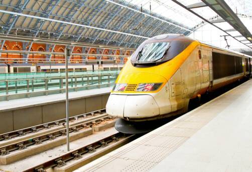 Travel by train from London St. Pancras to Lyon, France