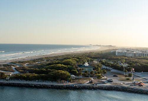 The jetty park at Port Canaveral
