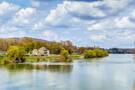 The view from the Saone River near Tournus
